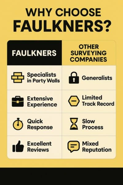 Can I Alter The Party Wall Surveyor? - A Crucial Guide From Faulkner Surveyors 4 Party Wall Mediation {bane} Faulkner Surveyors Islington Best Surveyor Near me Islington