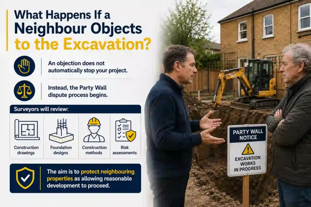 The Complete Guide to Section 6 Excavation Notices 3 What Happens If a Neighbour Objects to the Excavation Islington